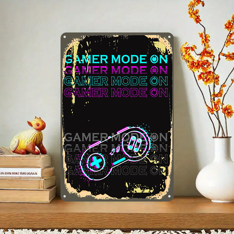 Gaming Controller - Металлическая табличка «Игровой рекорд» - Уровень