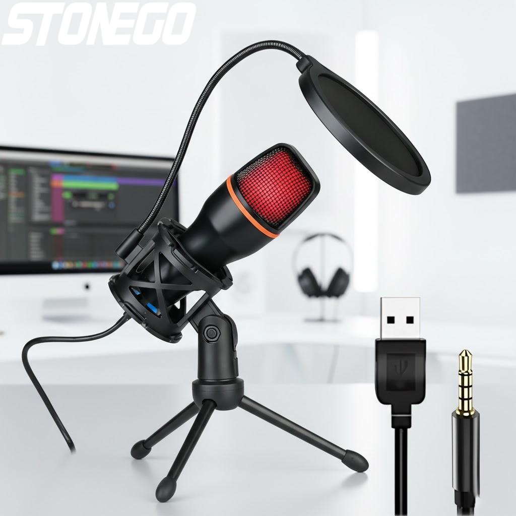 Pc Gaming Youtubers - Профессиональный USB-микрофонный комплект с RGB-подсветкой и