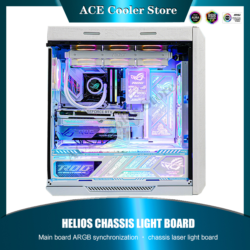 Pc Gaming Rog - RGB зеркальный корпус для ПК, задняя