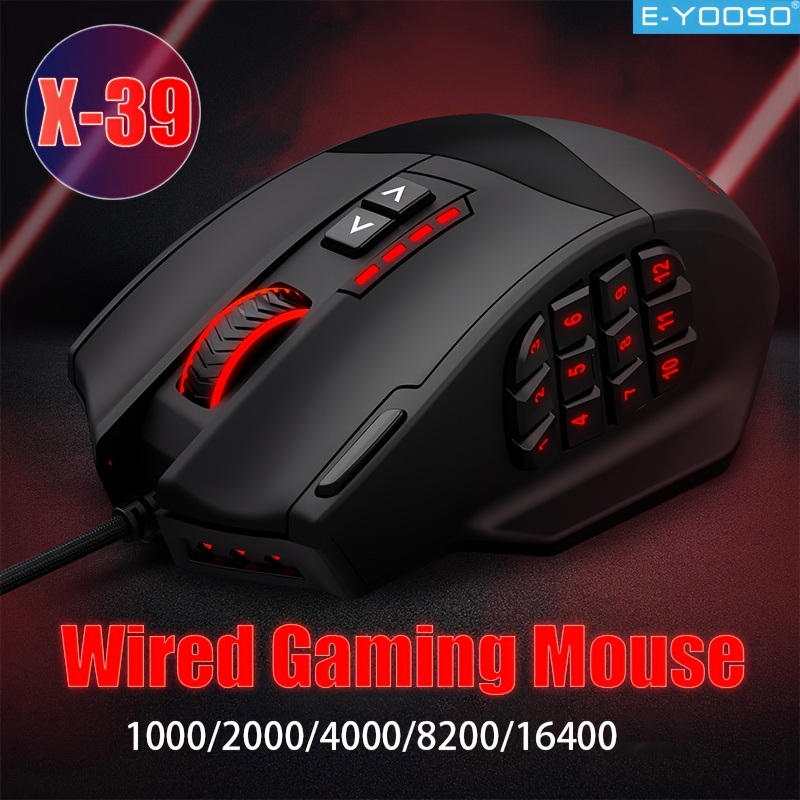 Mouse Bungee Holder - Проводная игровая мышь E-YOOSO RGB эргономичной