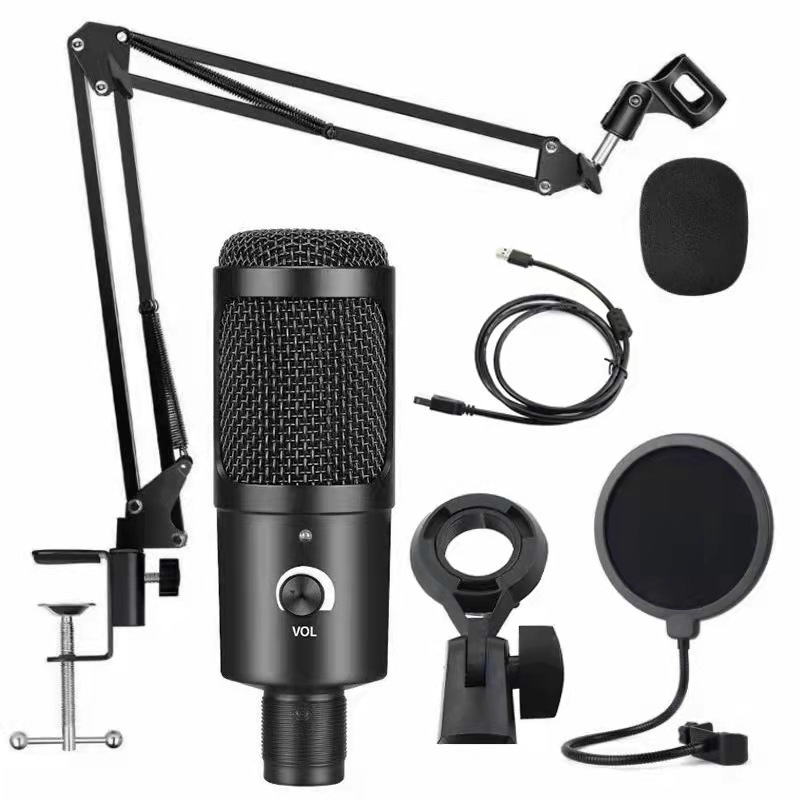 Pc Gaming Youtubers - USB-конденсаторный микрофон, записывающий микрофон с подставкой