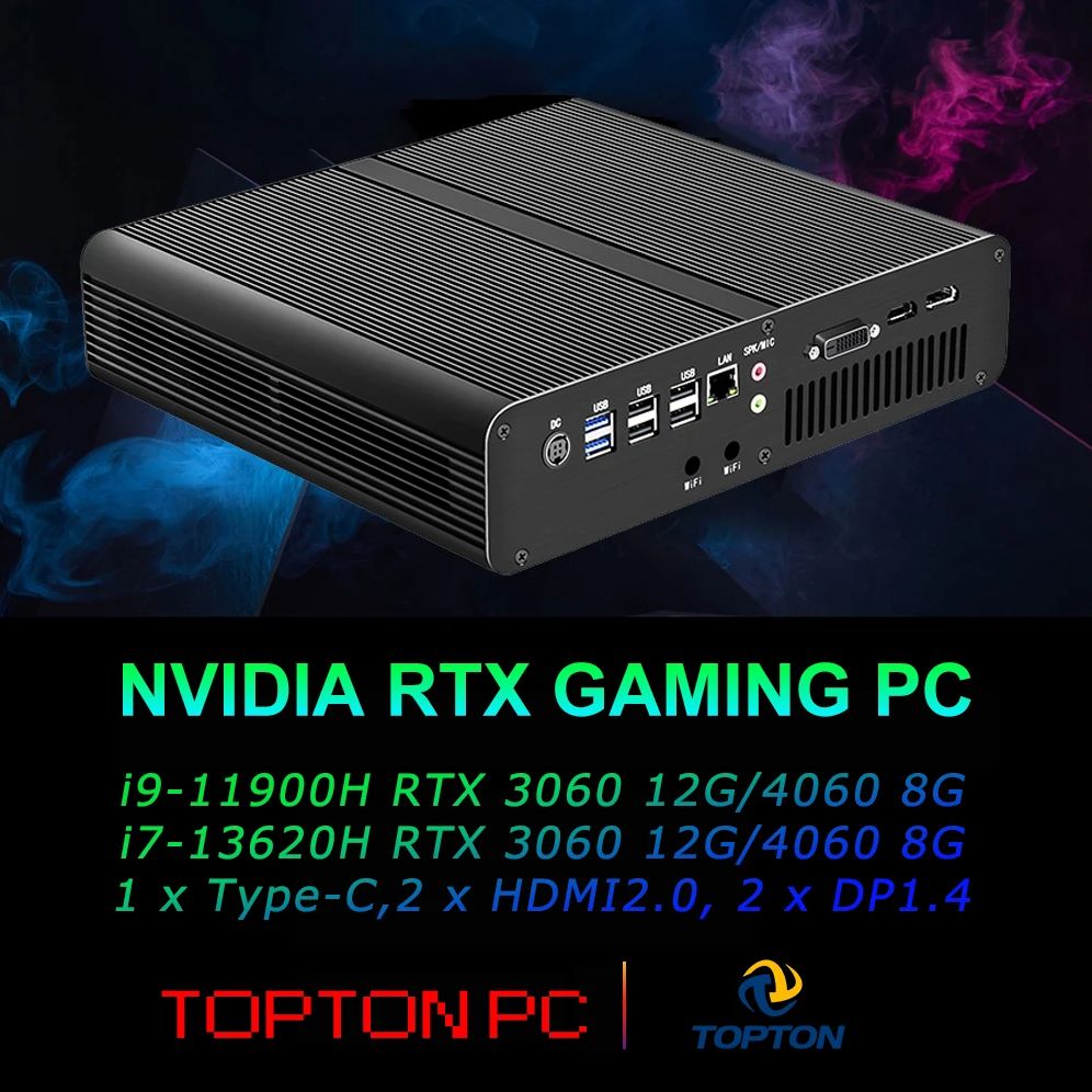 Pc Gaming Nvidia 3060 - Игровой мини-ПК Topton V7 Intel i7