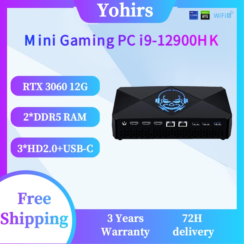 Pc Gaming Nvidia 3060 - Игровой мини-ПК 13-го поколения Intel Core