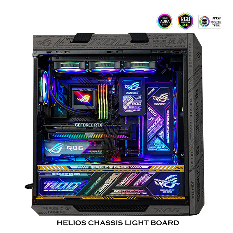 RGB зеркальный корпус для ПК,  – обзор и цена Pc Gaming Rog