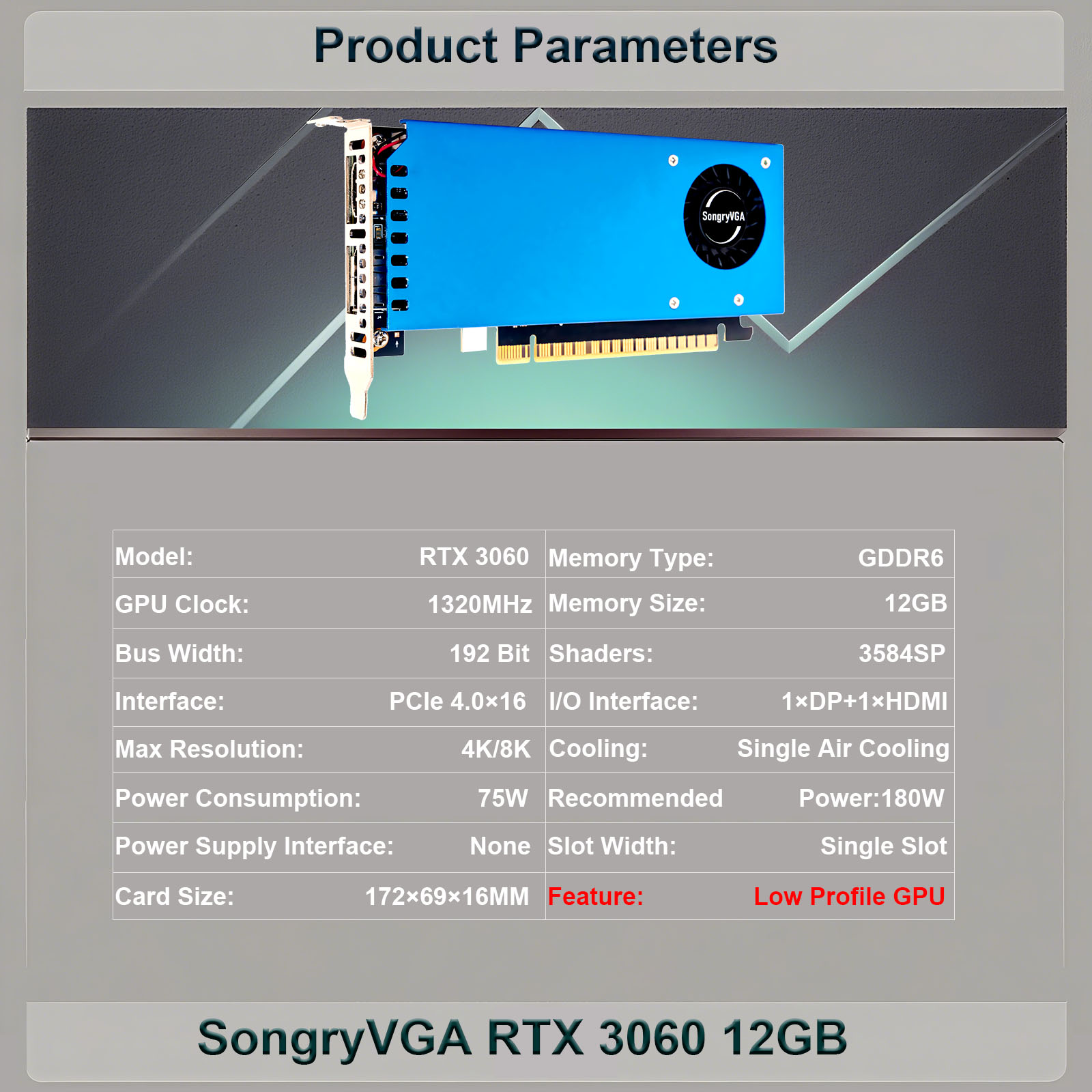Видеокарта SongryVGA RTX 3060  – обзор и цена Pc Gaming Nvidia 3060