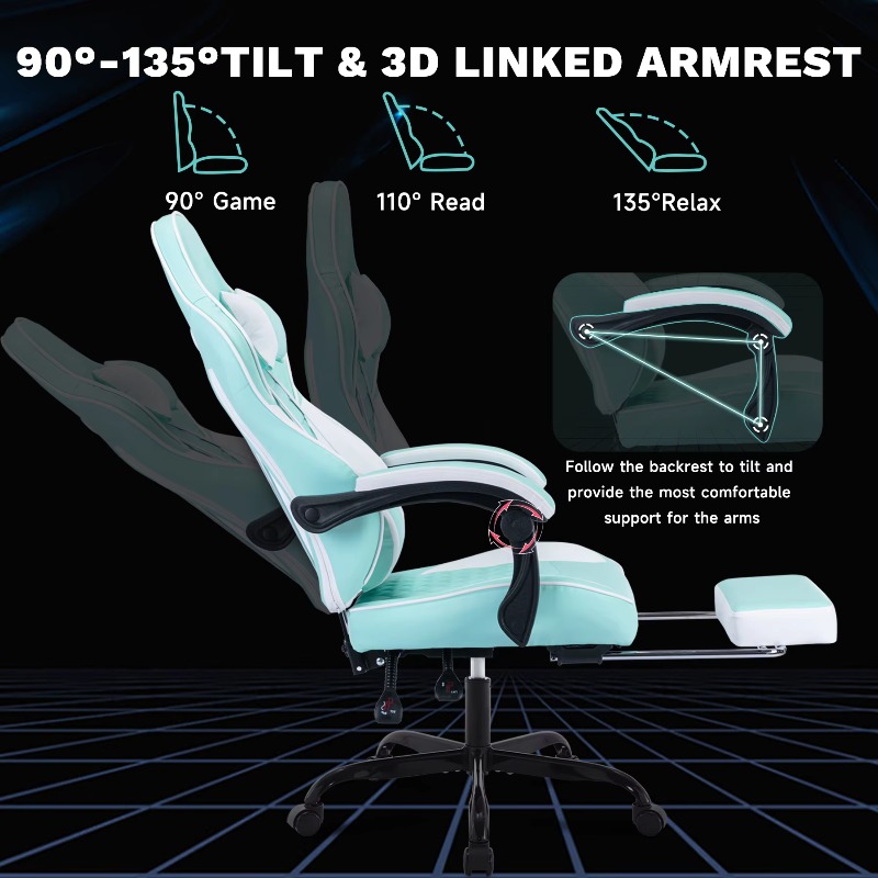 Игровое кресло с массажем, эрг – обзор и цена Pc Gaming Chair