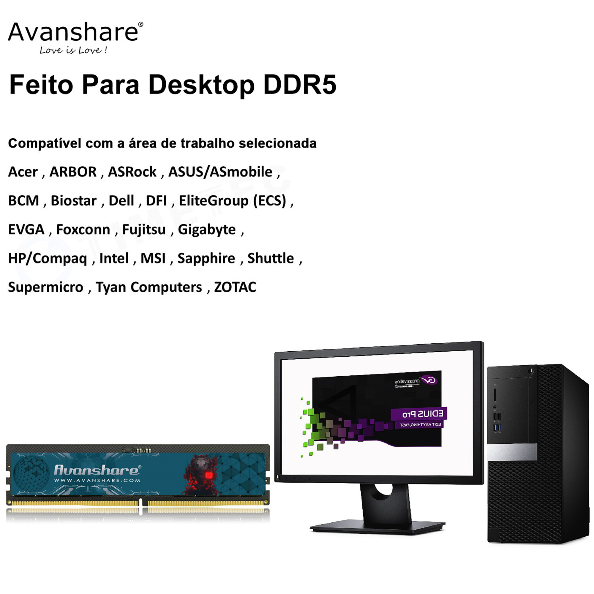 Avanshare Ram Memoria DDR5 DDR – обзор и цена Pc Gaming Samsung